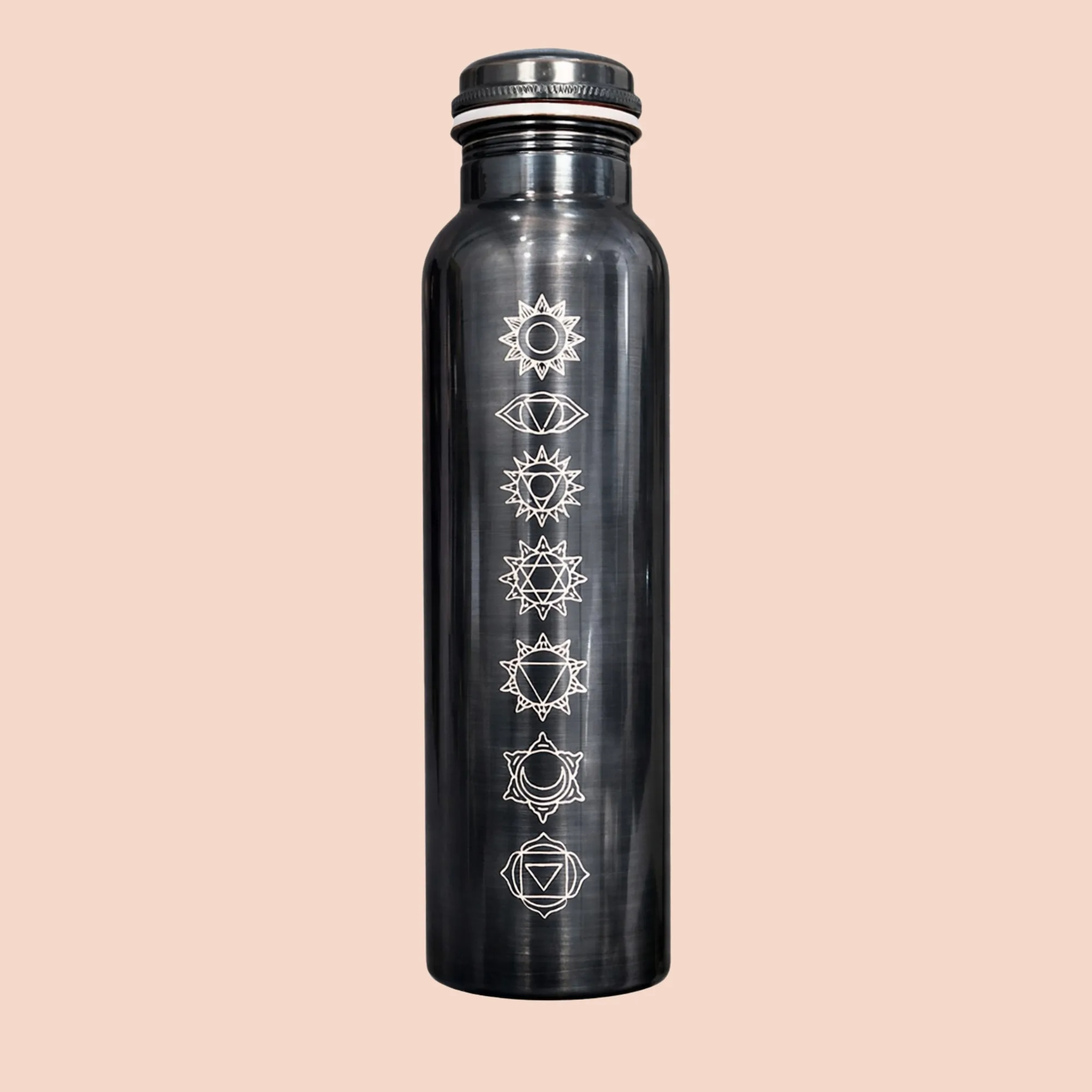 Classic Hammered Copper Water Bottle - Artisan Craftsmanship